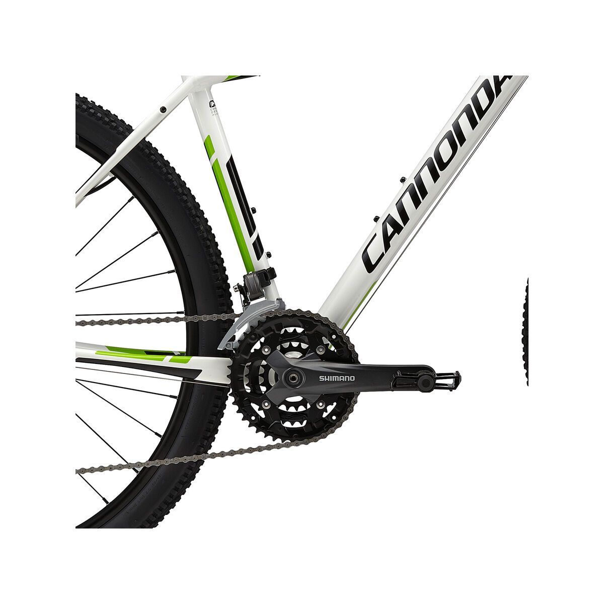 Cannondale Trail 29 4, magnesium white with jet block, berzerker green, gloss - Bild 3