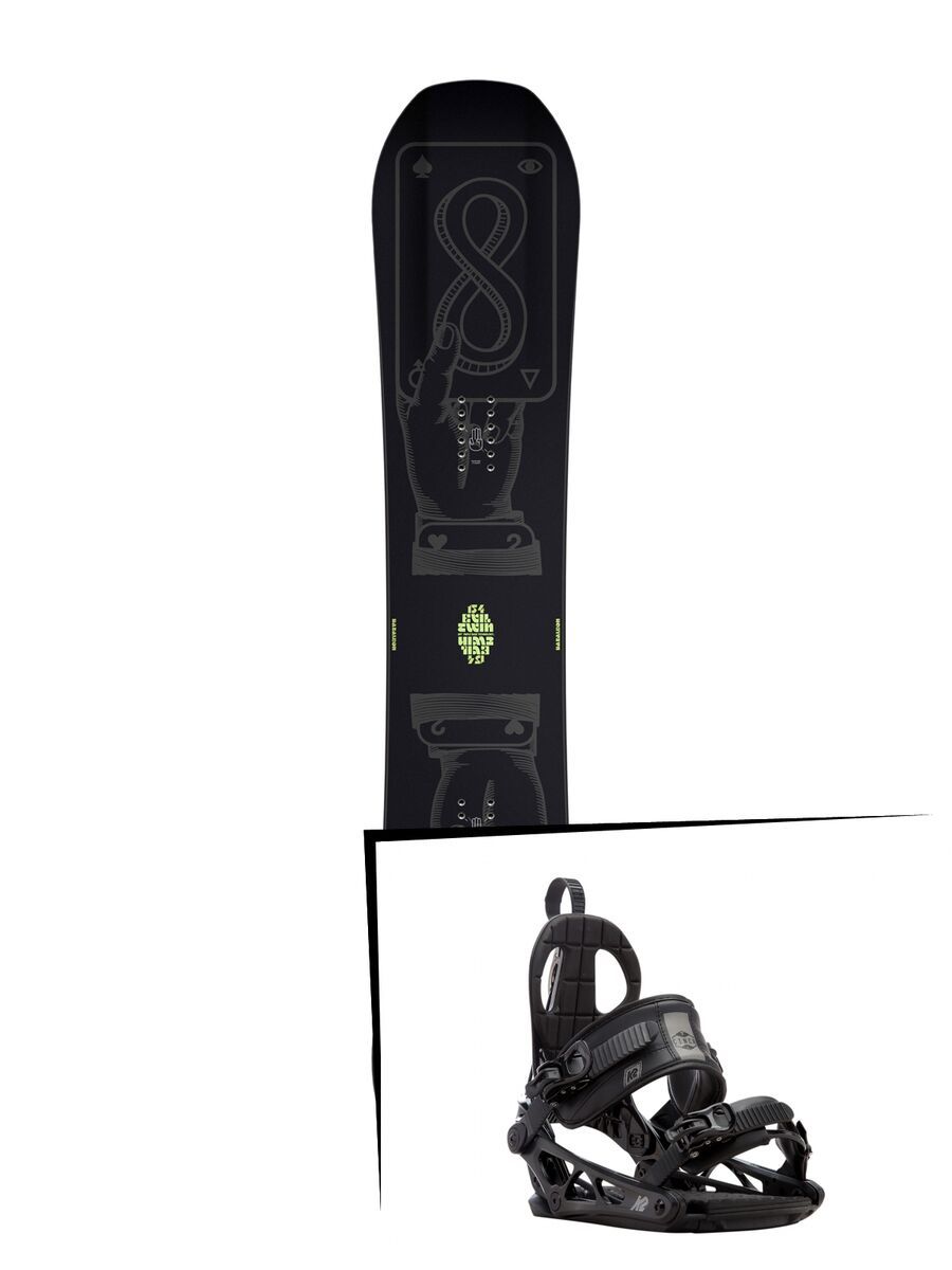 Set: Bataleon Evil Twin 2017 + K2 Cinch CTC (1728774S) - Bild 1