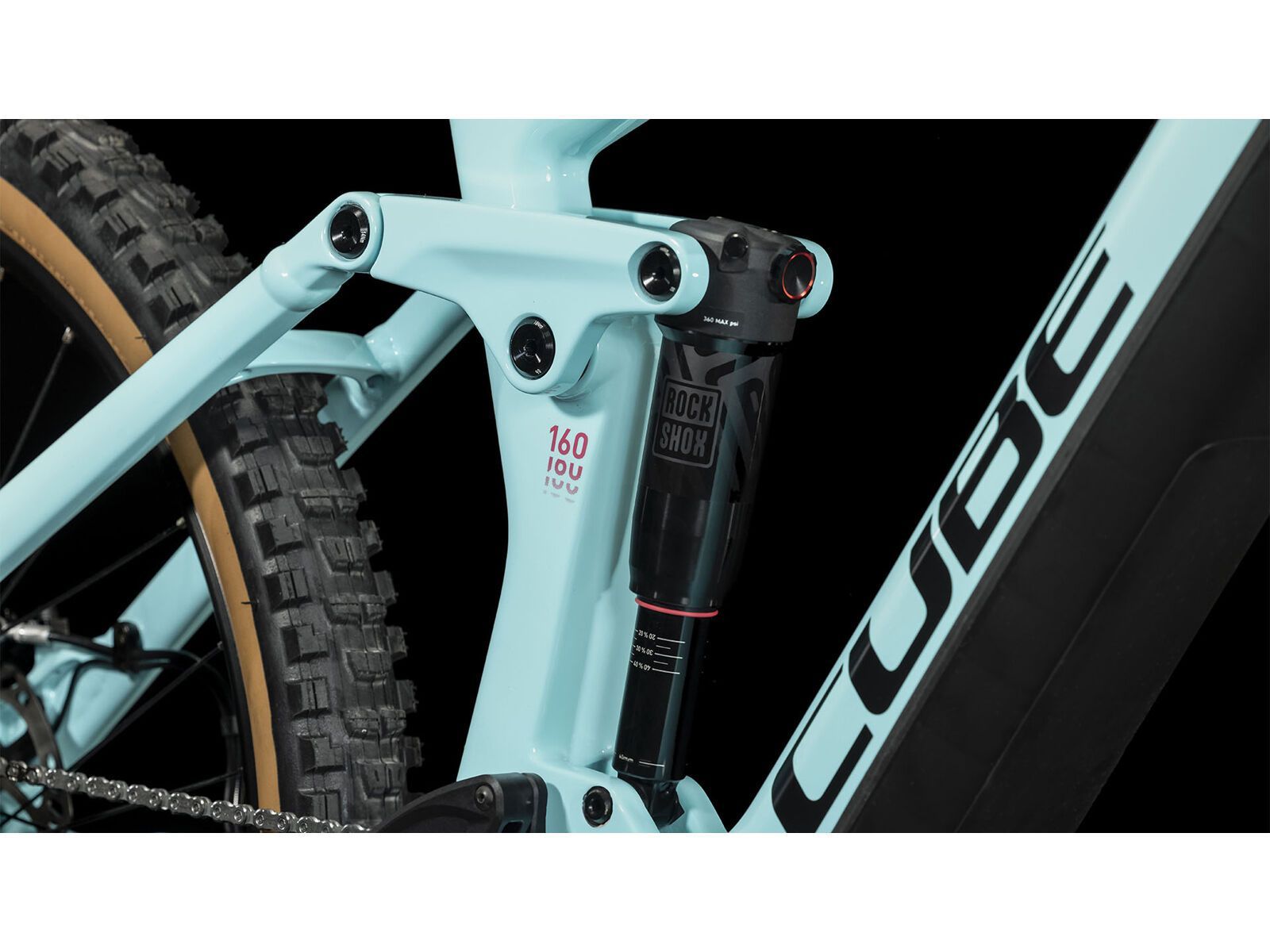 Cube Stereo Hybrid 160 HPC Race 750 27.5, iceblue´n´black - Bild 7