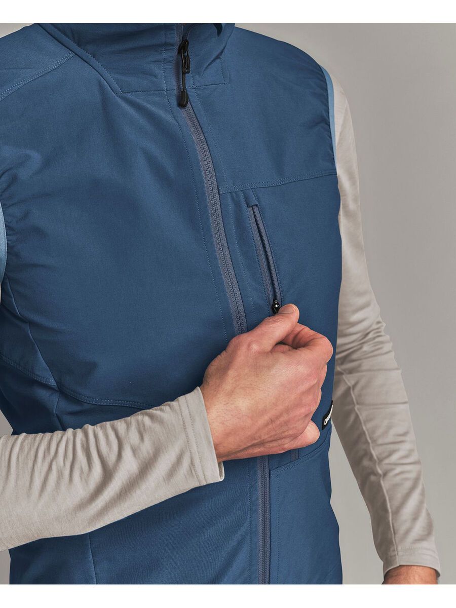 Ortovox Venet Softshell Vest M, blue nunatak - Bild 4