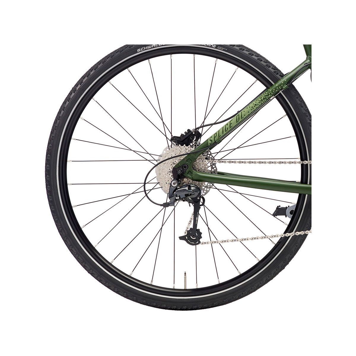Kona Splice DL, matt dark olive w/ olive decals - Bild 5