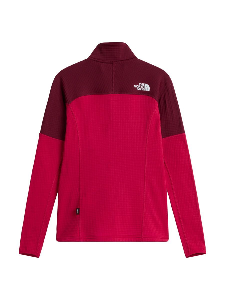 The North Face W Polartec Power Grid Stormgap Jacket, lali guran/burgundy cru - Bild 2