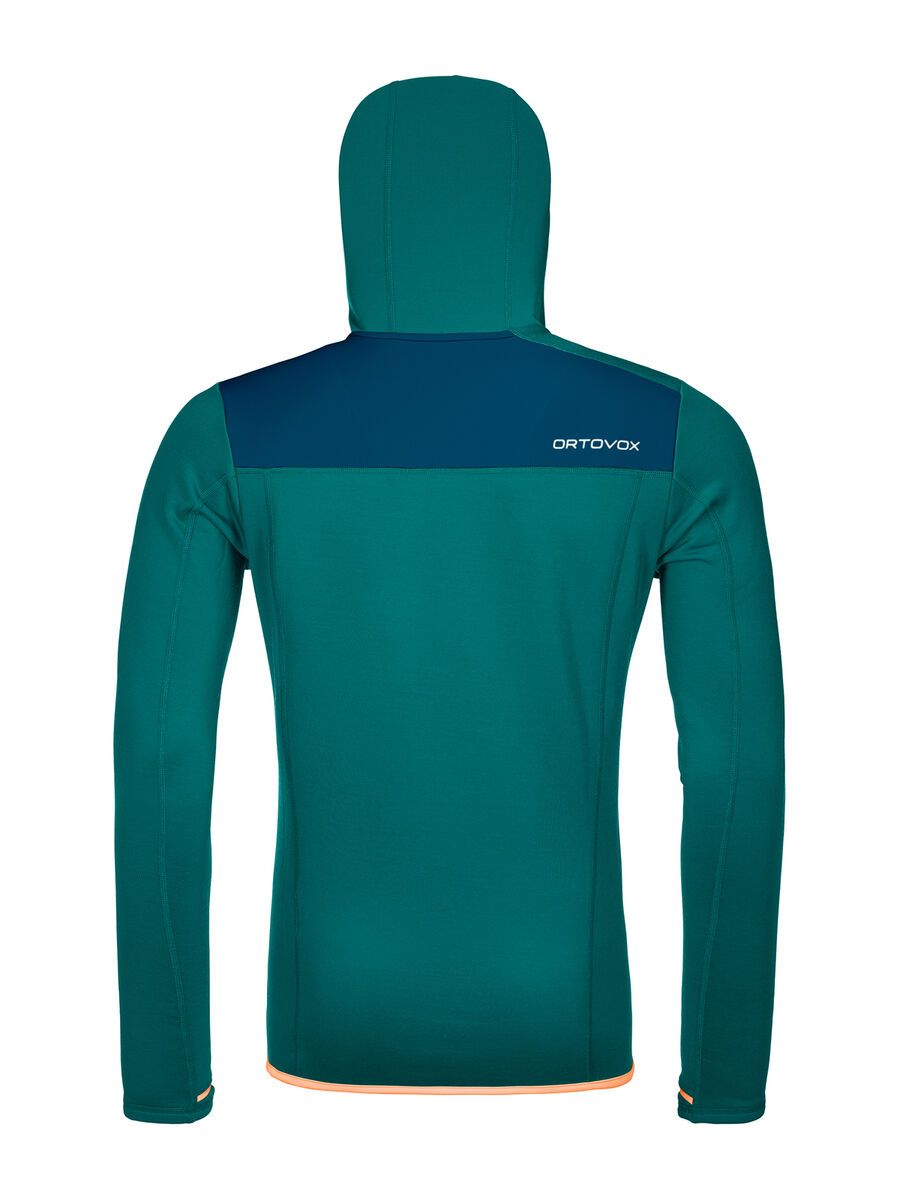 Ortovox Merino Fleece Hoody M, pacific green - Bild 2