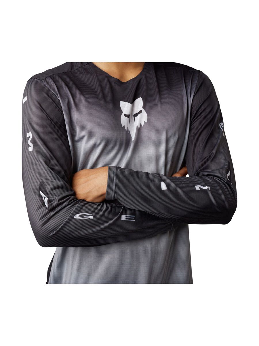 Fox Flexair Novah LS Jersey, steel grey - Bild 4