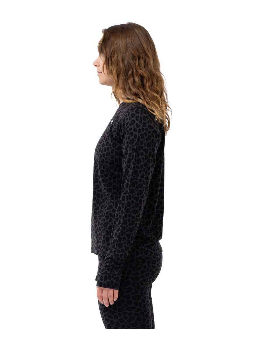 Eivy Loose Fit Merino Wool Top, black leopard - Bild 4