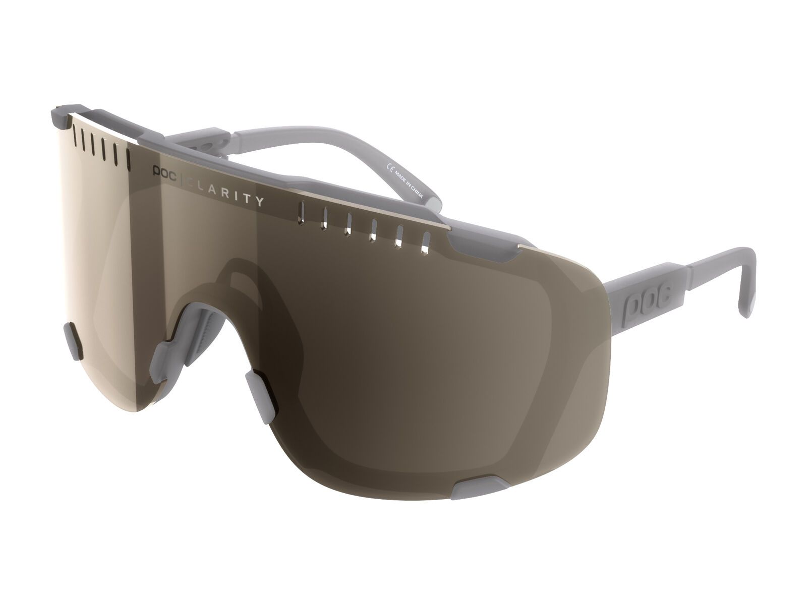 POC Devour Clarity Brown/Silver Mirror, moonstone grey - Bild 1