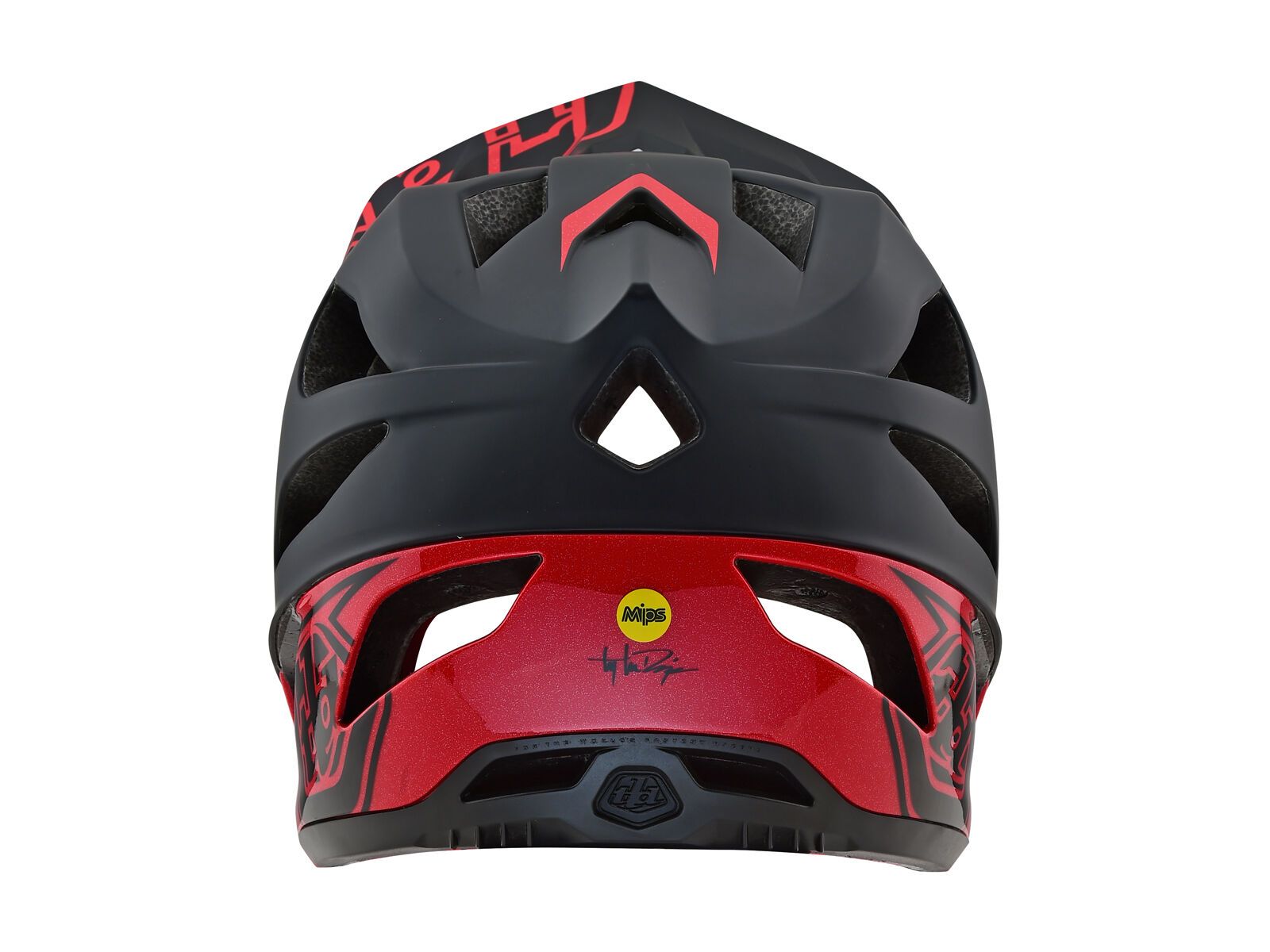 TroyLee Designs Stage Race Helmet MIPS, black/red - Bild 3