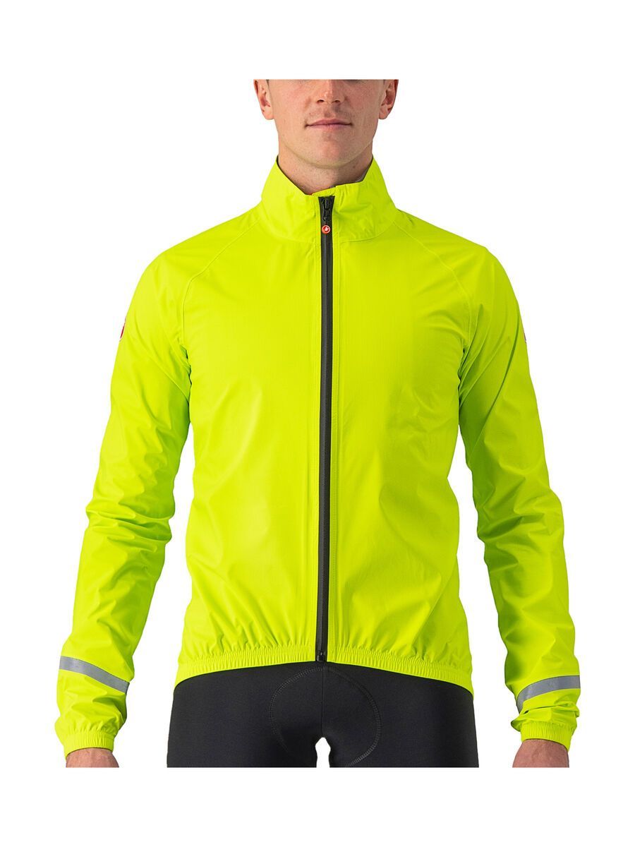 Castelli Emergency 2 Rain Jacket, electric lime - Bild 1