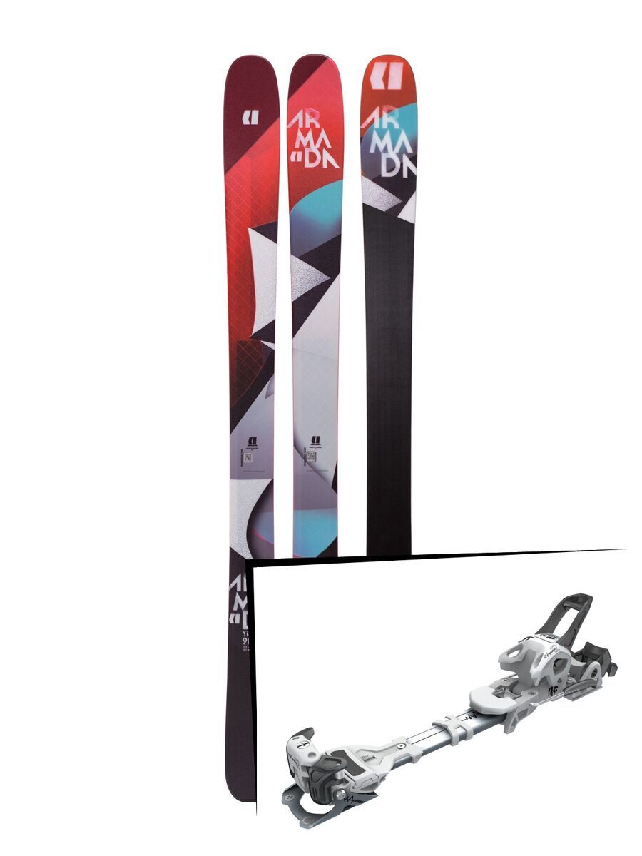 Set: Armada Trace 98 2019 + Tyrolia Ambition 12 AT solid white black - Bild 1