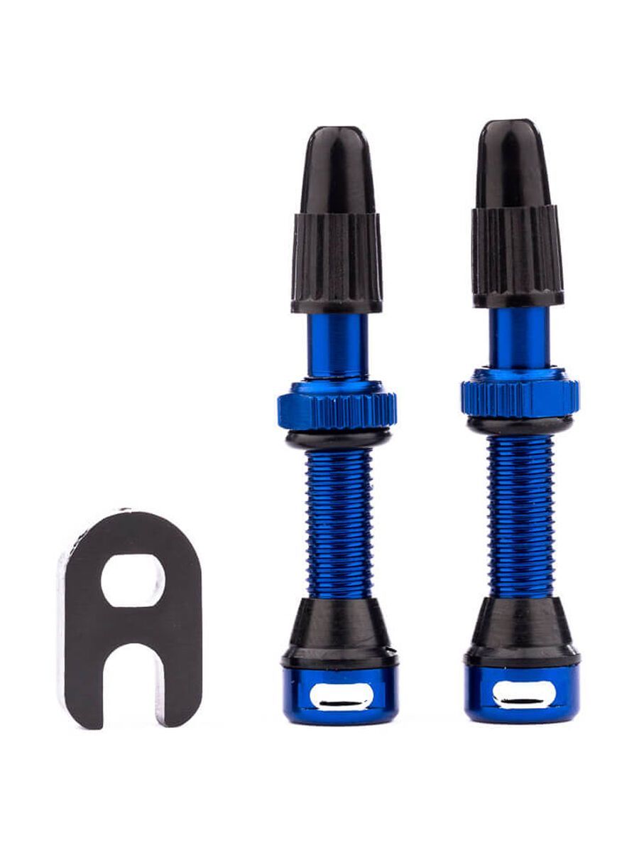 Tune Tubeless-Ventil Set - 35 mm, blue - Bild 1