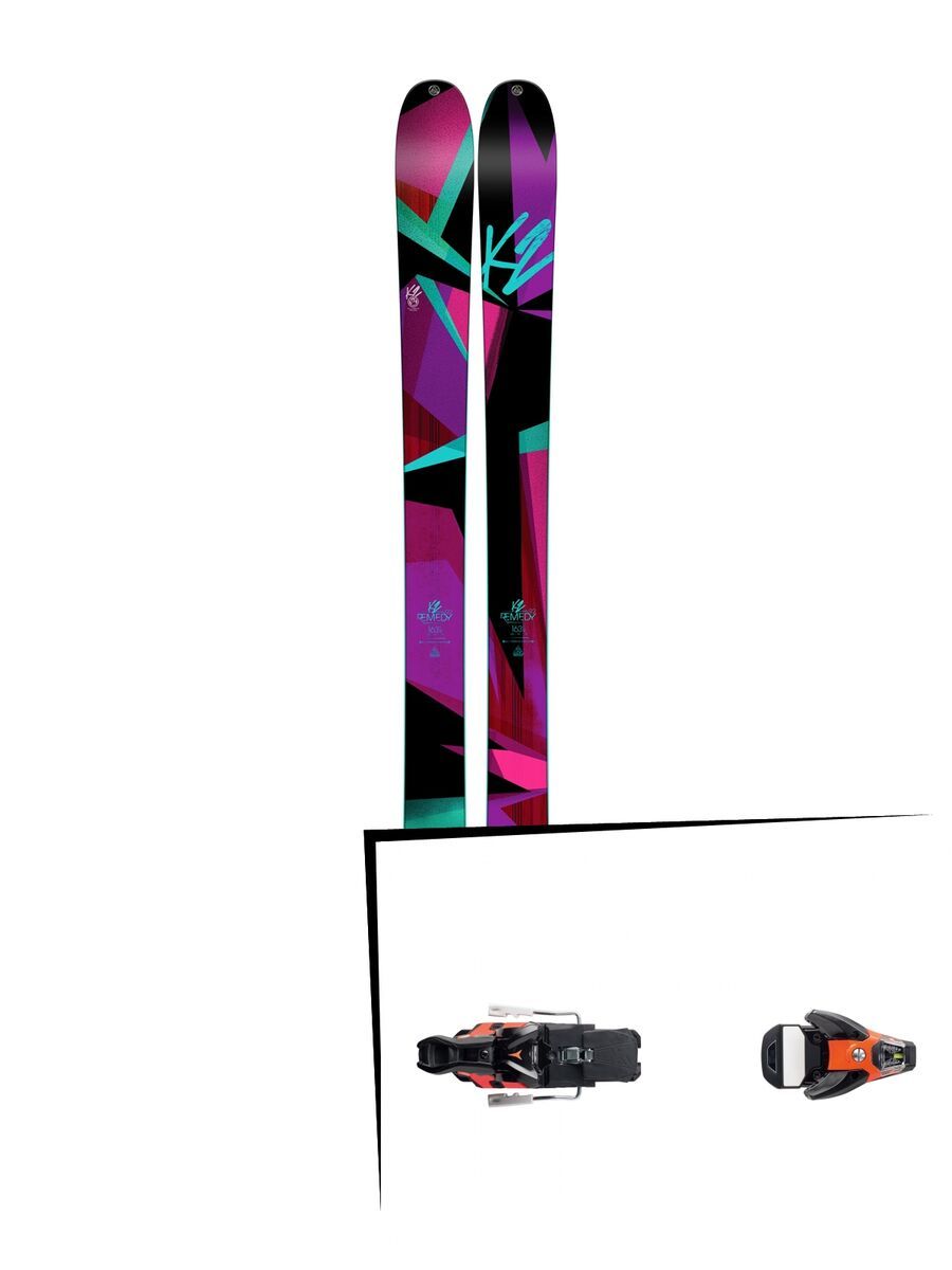 K2 SKI Set: Remedy 92 2016 + Salomon STH2 WTR 16 - Bild 1