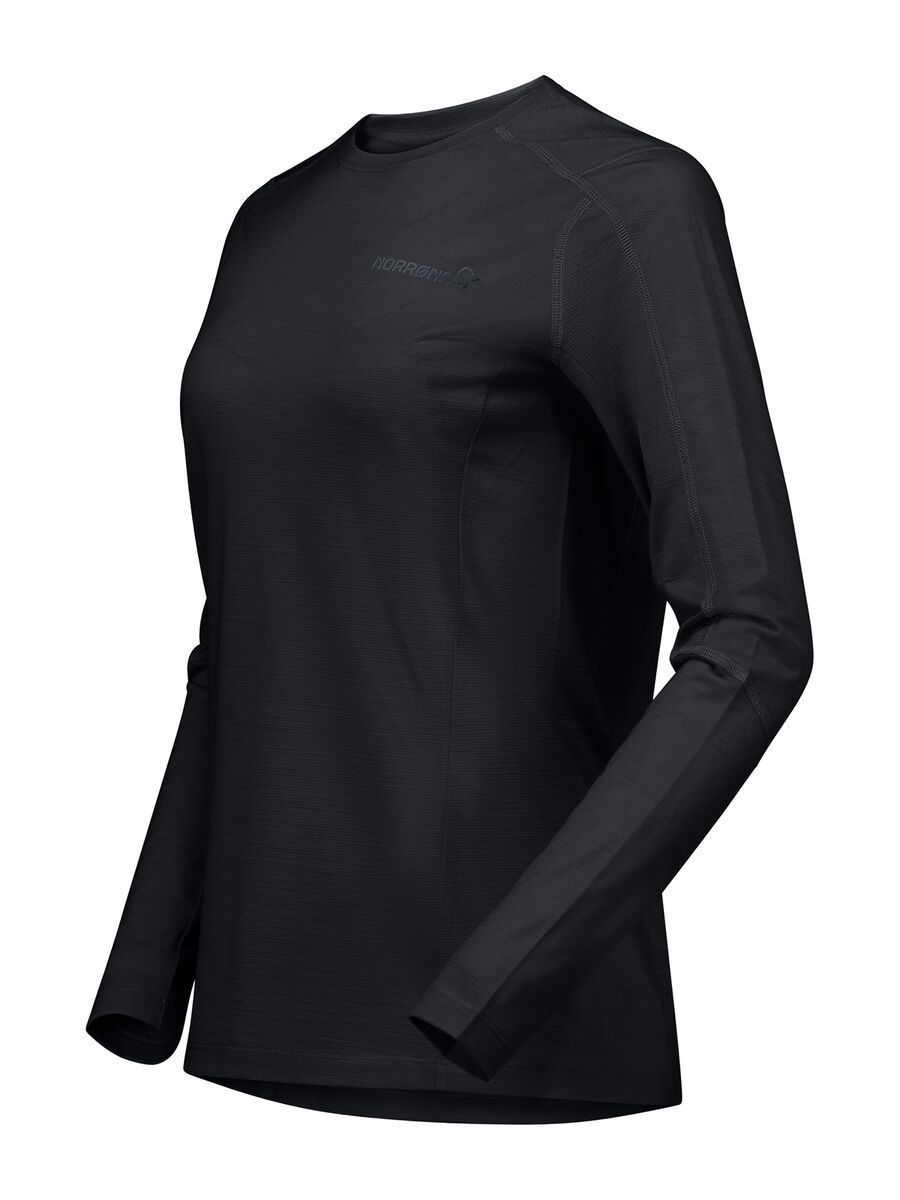 Norrona falketind equaliserUll Long Sleeve W's, caviar black - Bild 2
