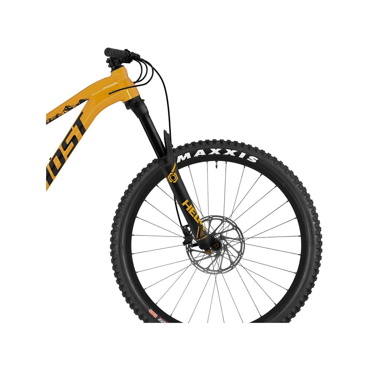 Ghost FR AMR 8.7 AL, spectra yellow / night black - Bild 7