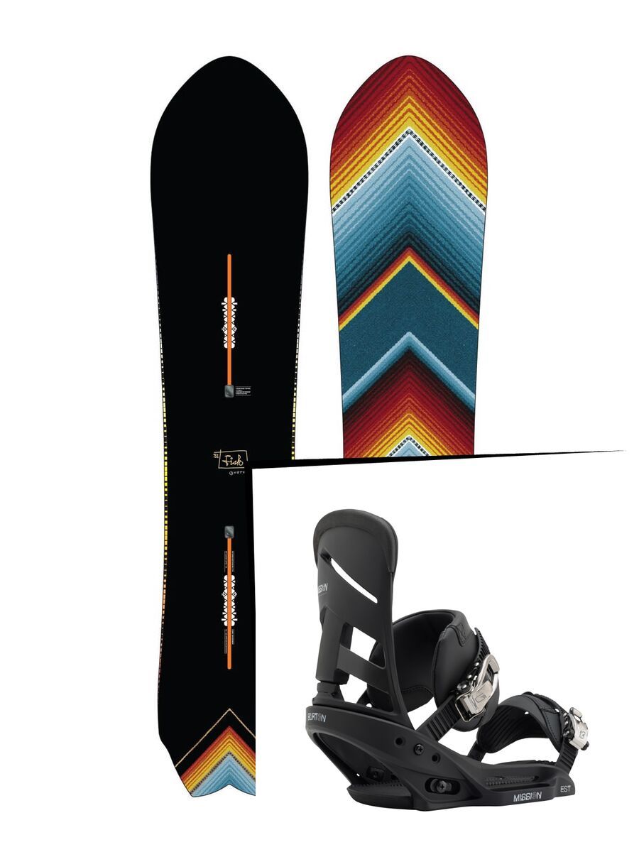 Set: Burton Fish Medium 2015 +  Mission EST (1712891S) - Bild 1