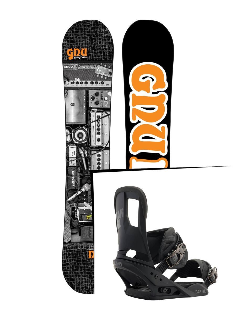 Set: Gnu Riders Choice A.S.S. C2 PBTX 2015 + Burton Cartel (1191248S) - Bild 1