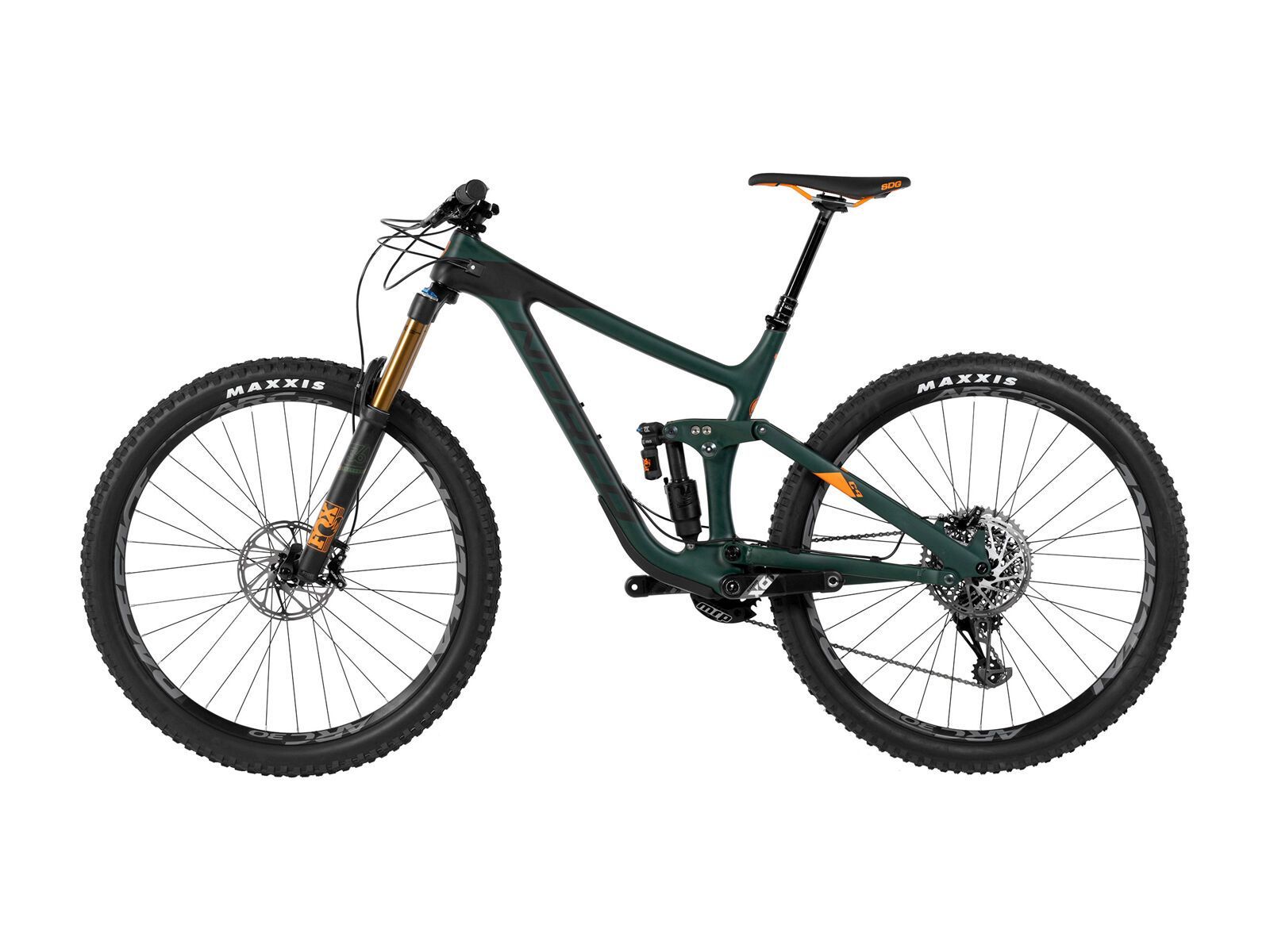 Norco Range C 9.1, darkgreen/black/orange - Bild 2