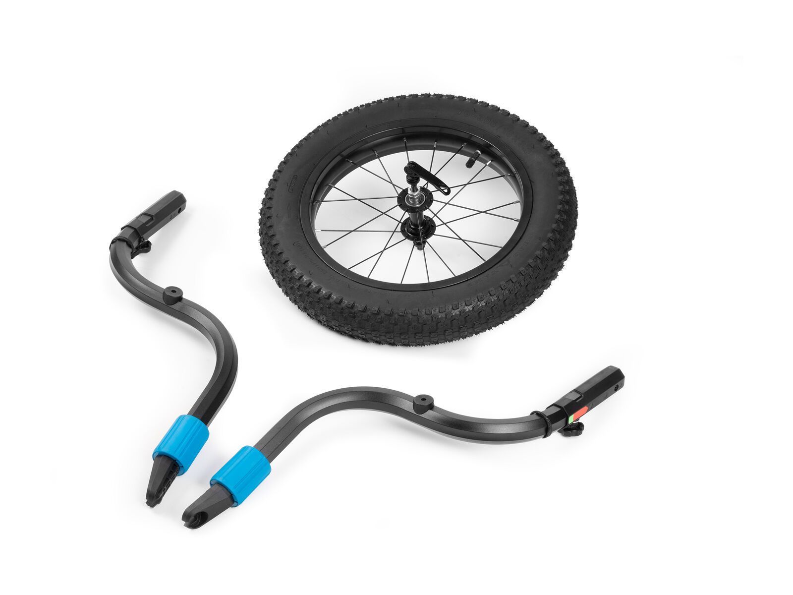 Cube Fat Wheel Jogger Kit für Kinder Fahrradanhänger Double, black - Bild 2