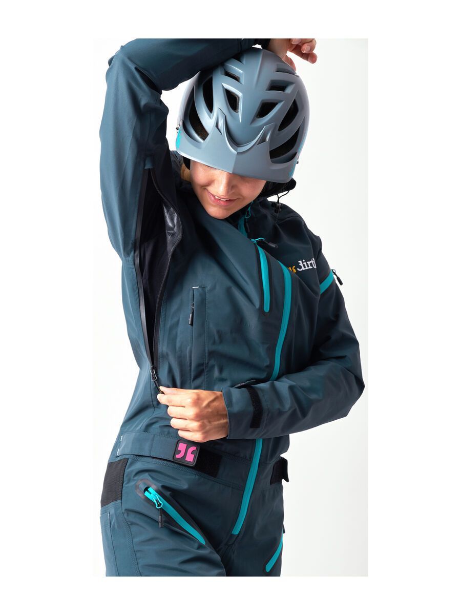 dirtlej DirtSuit Core Edition Ladies Cut, steel blue/turquoise - Bild 18