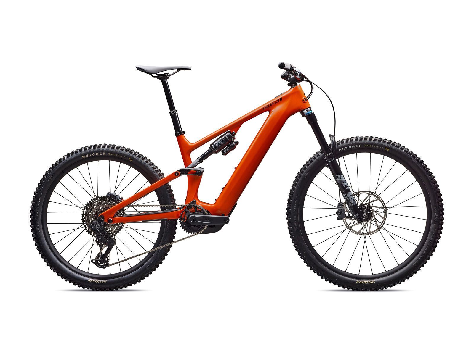 Specialized Turbo Levo 4 Comp, gloss orange tint over silver dust/dark navy - Bild 1