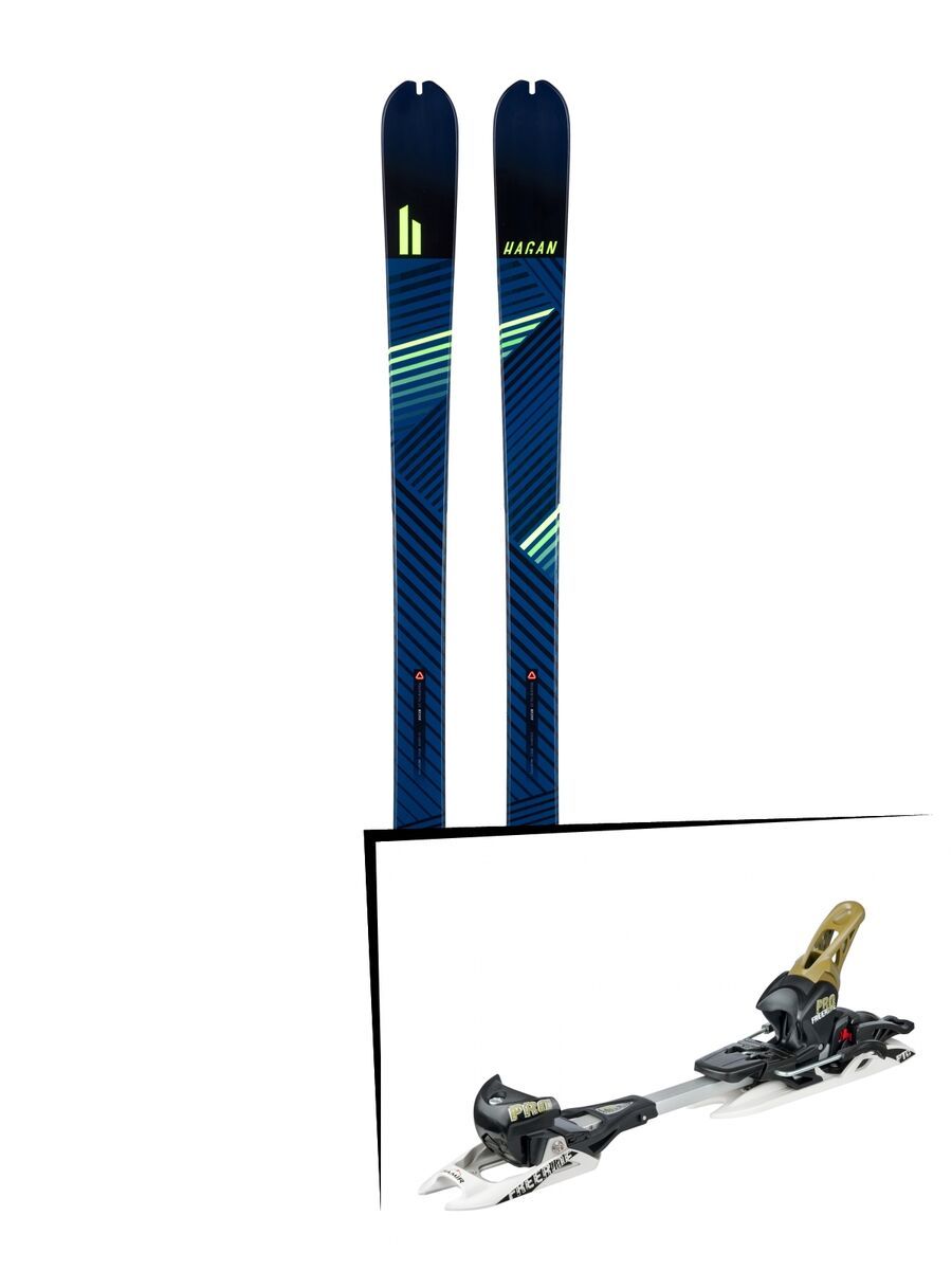 Set: Hagan Ride 83 2018 + Fritschi Diamir Freeride Pro schwarz/oliv - Bild 1