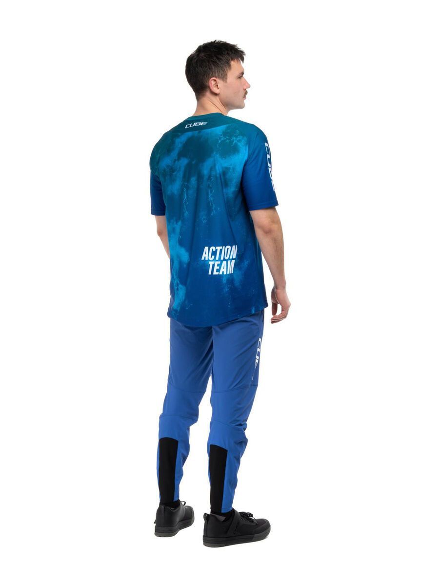 Cube MTB Trikot X Actionteam kurzarm, blue´n´green - Bild 9