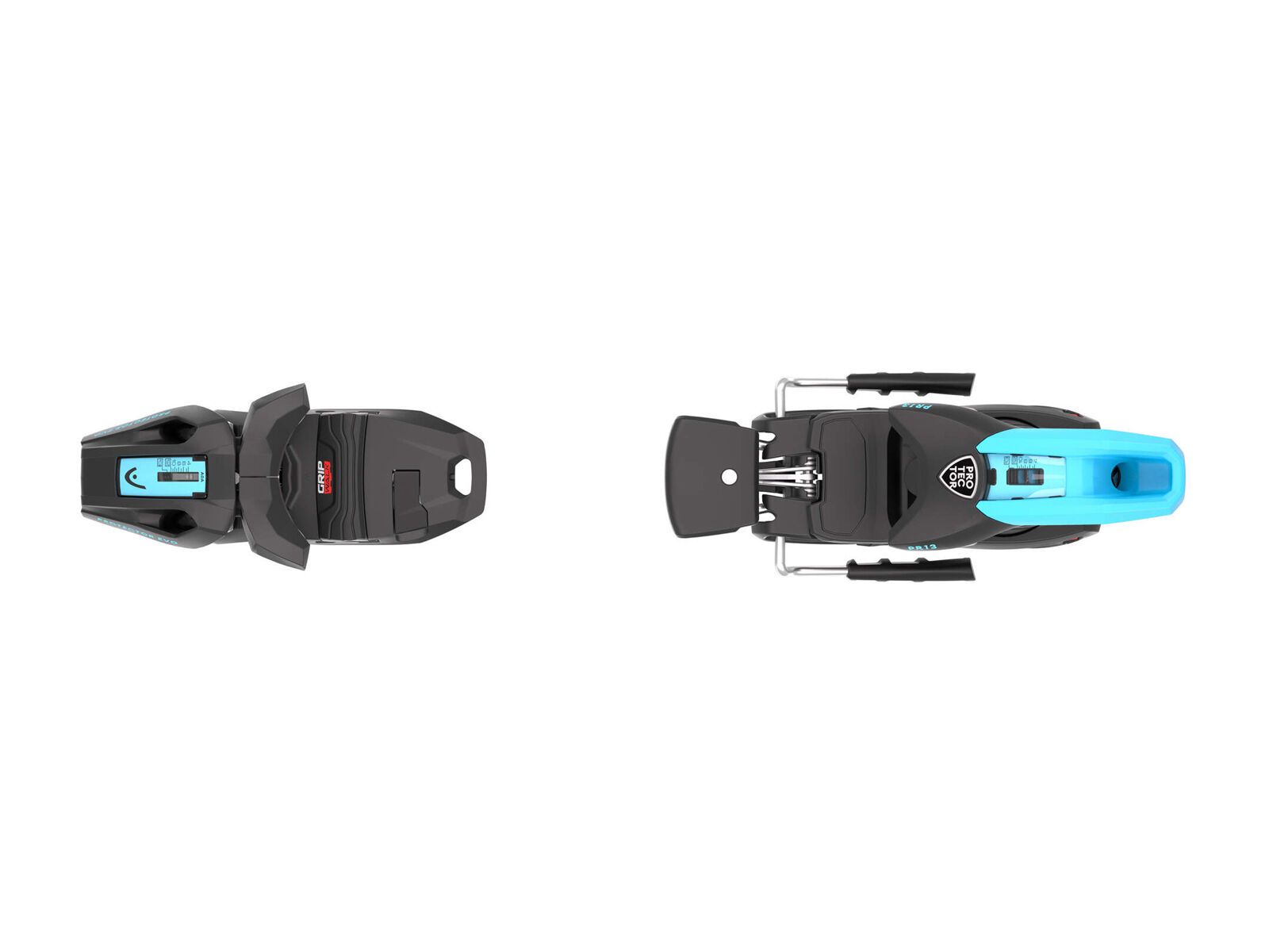 Head Supershape e-Speed + Protector Evo PR 13 GW, matt black/speed blue - Bild 11