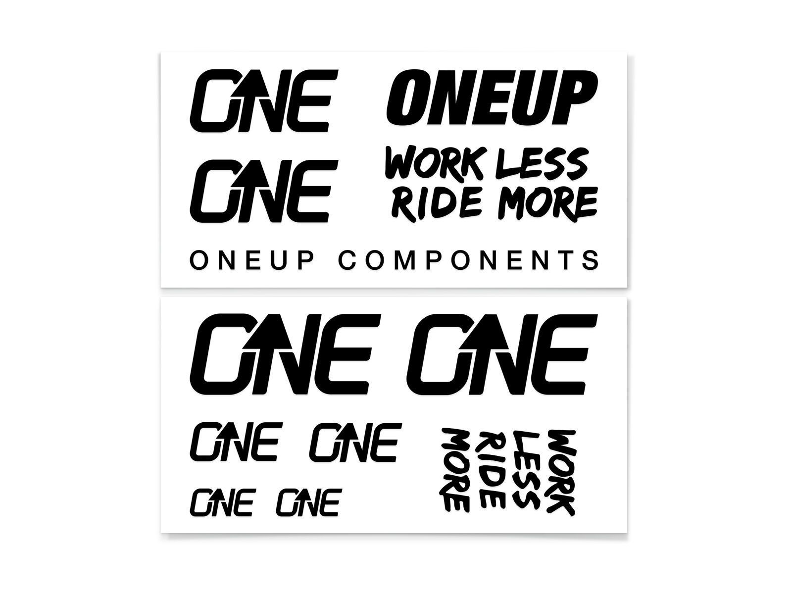 OneUp Components Decal Kit Carbon Handlebar, black - Bild 1