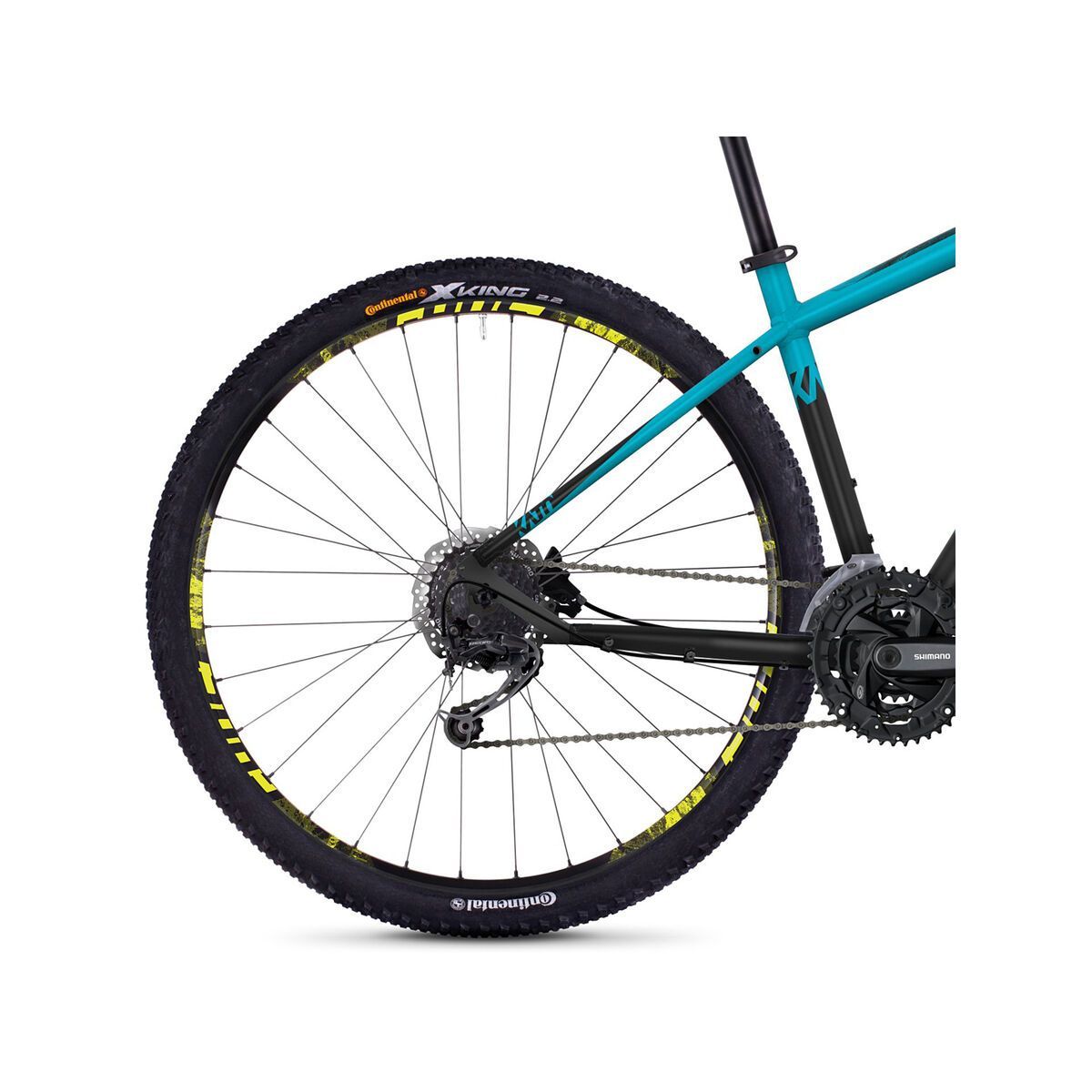 Ghost Kato 4.9 AL, electric blue/night black/neon yellow - Bild 4