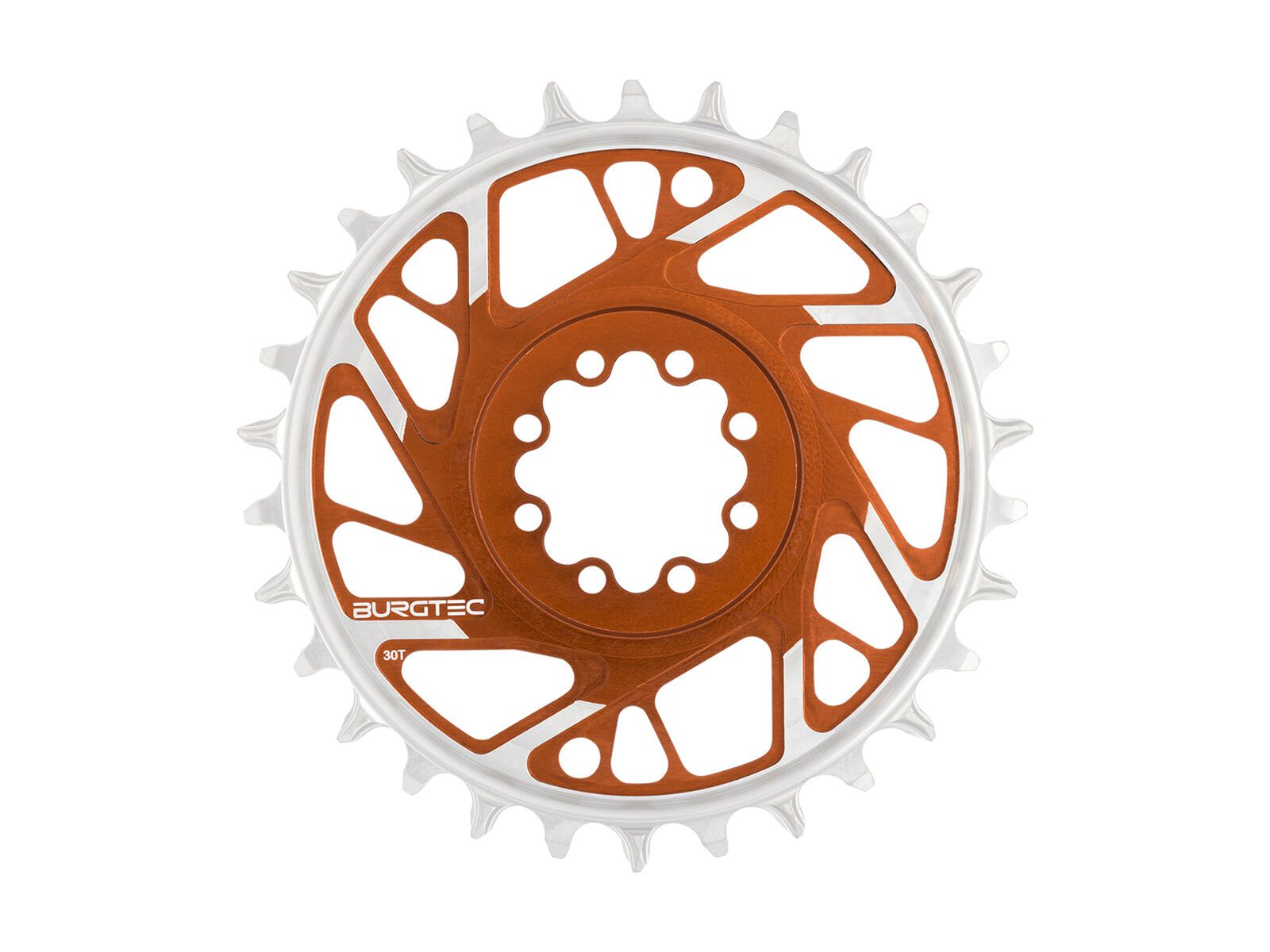 Burgtec 3 mm Offset Thick Thin Chainring SRAM 8-Bolt, kash bronze - Bild 5