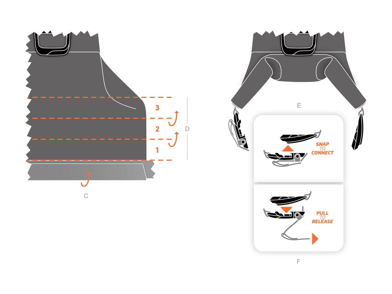 Fidlock Pinclip Saddle Bag M + Saddle Base, black - Bild 5