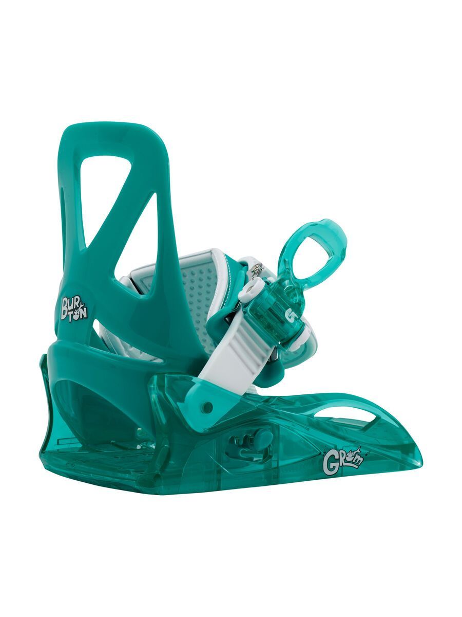 Set: Nitro Ripper Kids 2017 + Burton Grom 2017, sea glass green - Snowboardset - Bild 3