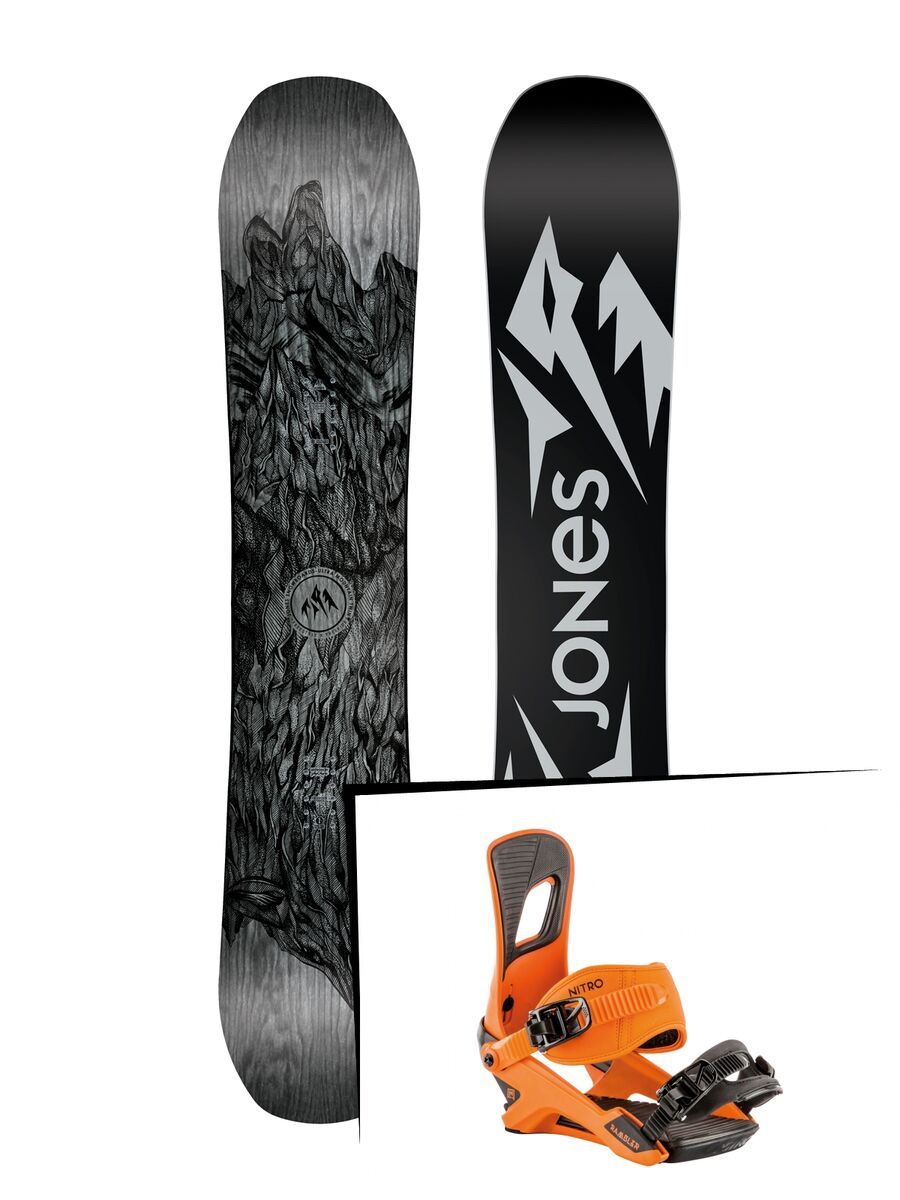 Set: Jones Ultra Mountain Twin 2019 + Nitro Rambler OJ - Bild 1