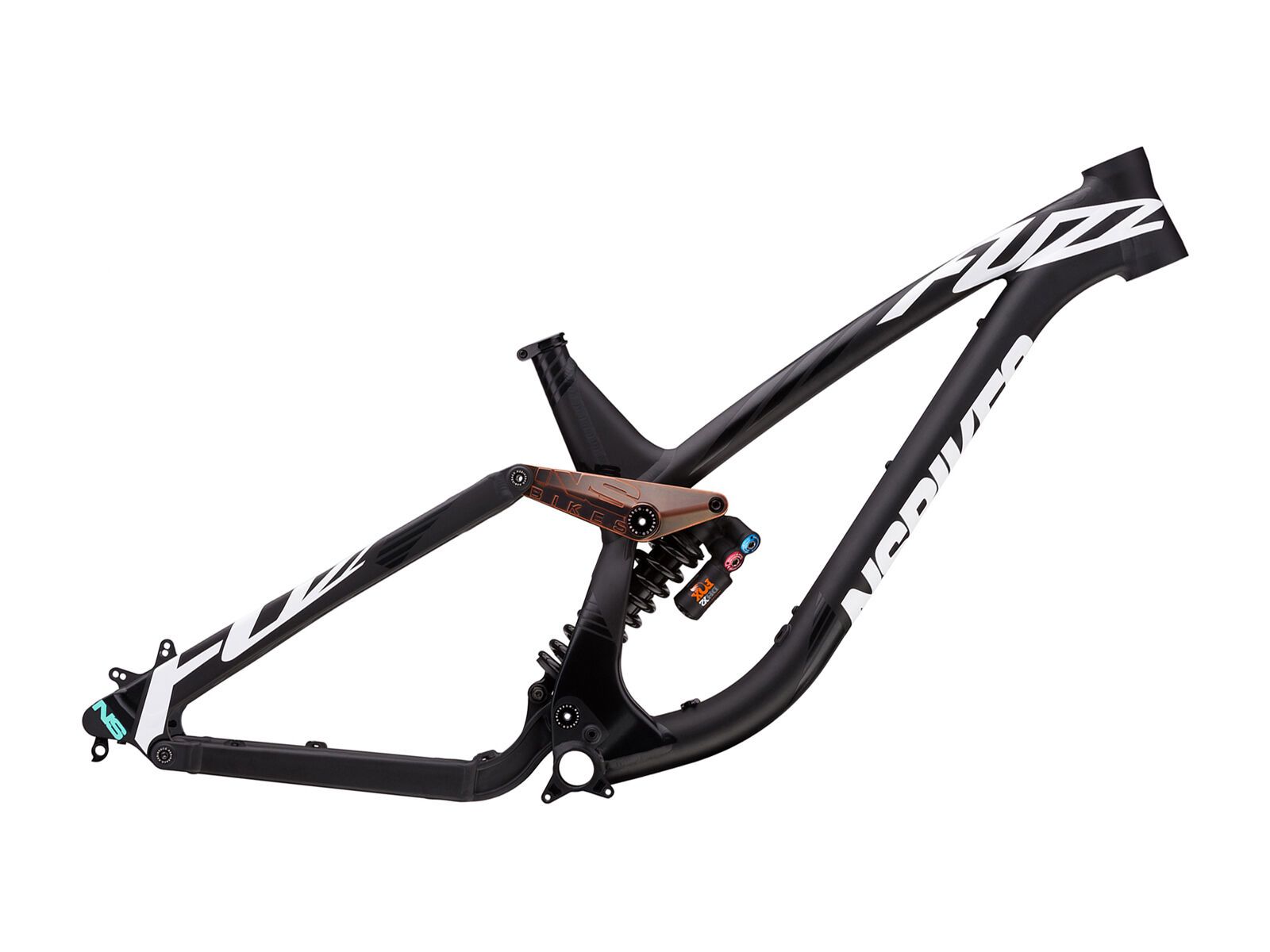 NS Bikes Fuzz Frame, flat black - Bild 1