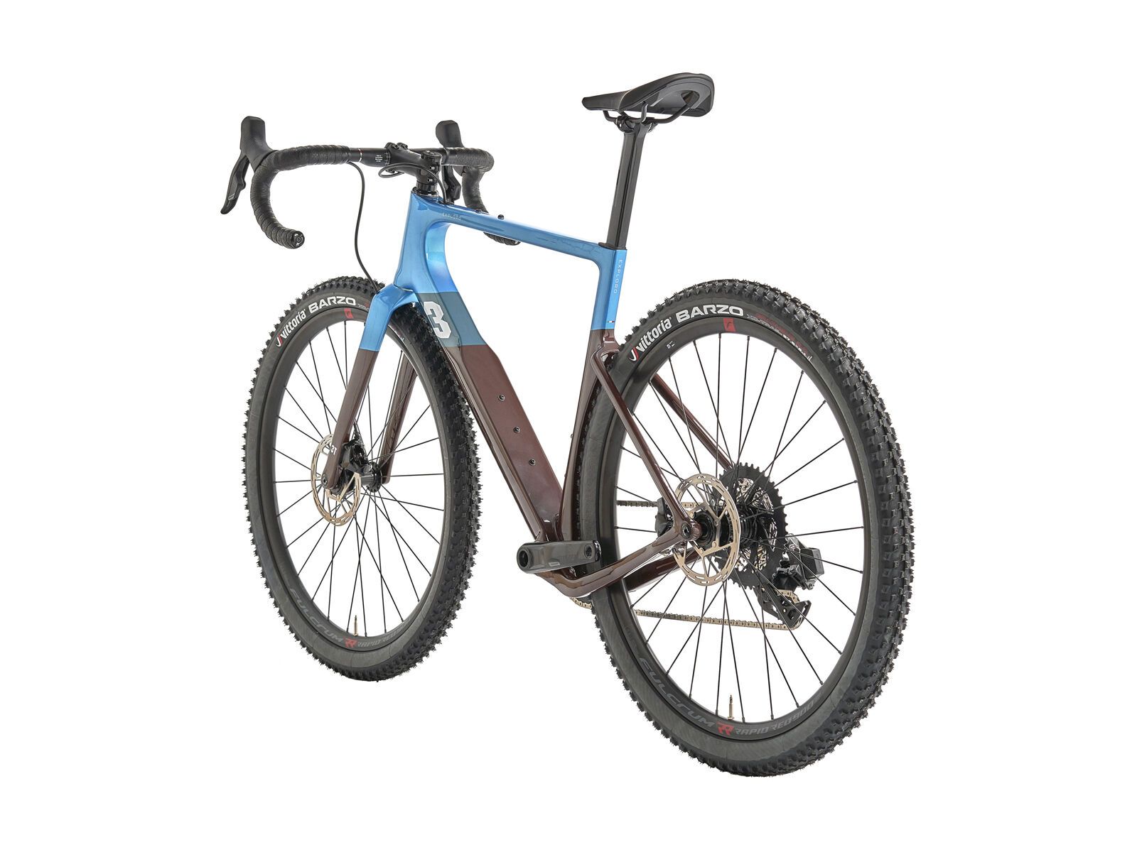 3T Exploro RaceMax Rival XPLR 1x12 700C, blue/brown - Bild 4