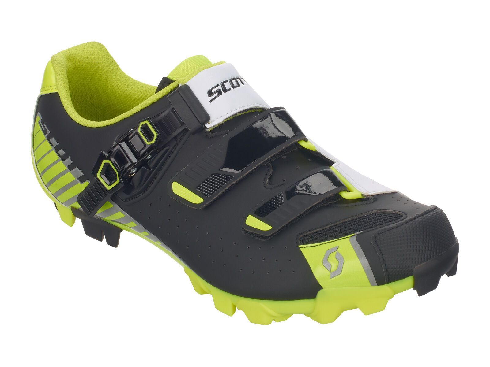 Scott MTB Pro Shoe, matt black/ gloss yellow - Bild 2
