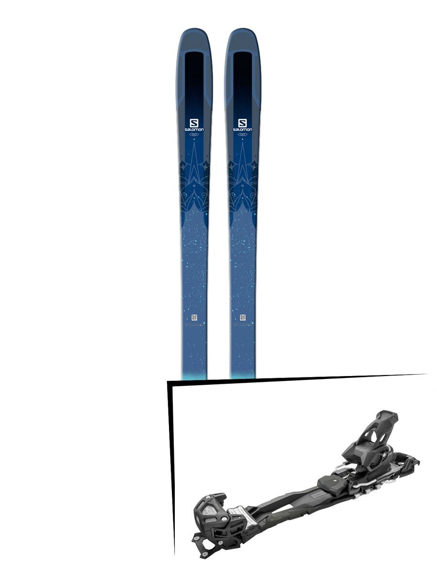 Set: Salomon QST Lux 92 2018 + Tyrolia Adrenalin 13 AT solid black - Bild 1