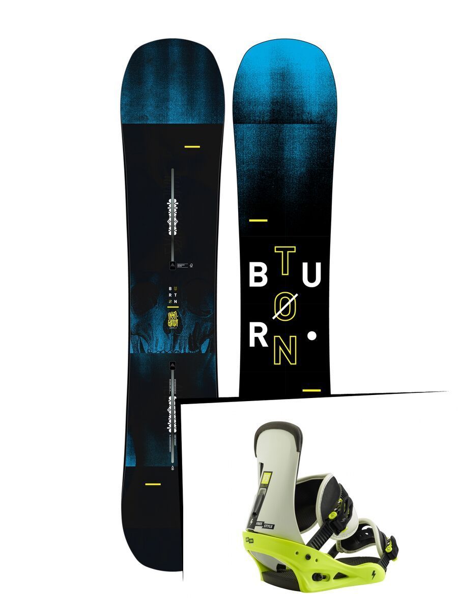 Set: Burton Instigator 2019 + Burton Freestyle mtn dude green - Bild 1