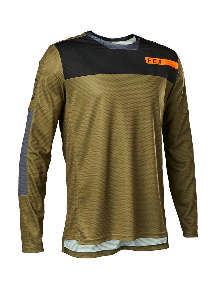 Fox Defend LS Jersey Moth, bark - Bild 1