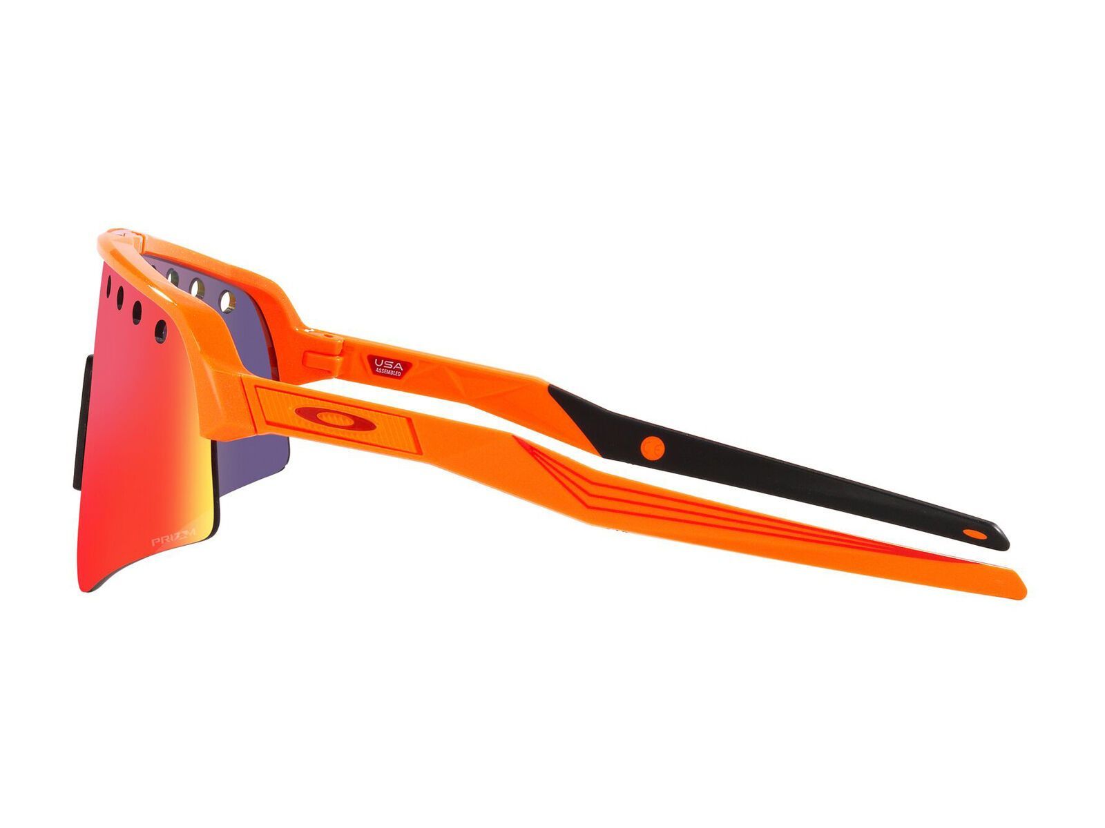 Oakley Sutro Lite Sweep Mathieu Van Der Poel Signature, Prizm Road / orange sparkle - Bild 3