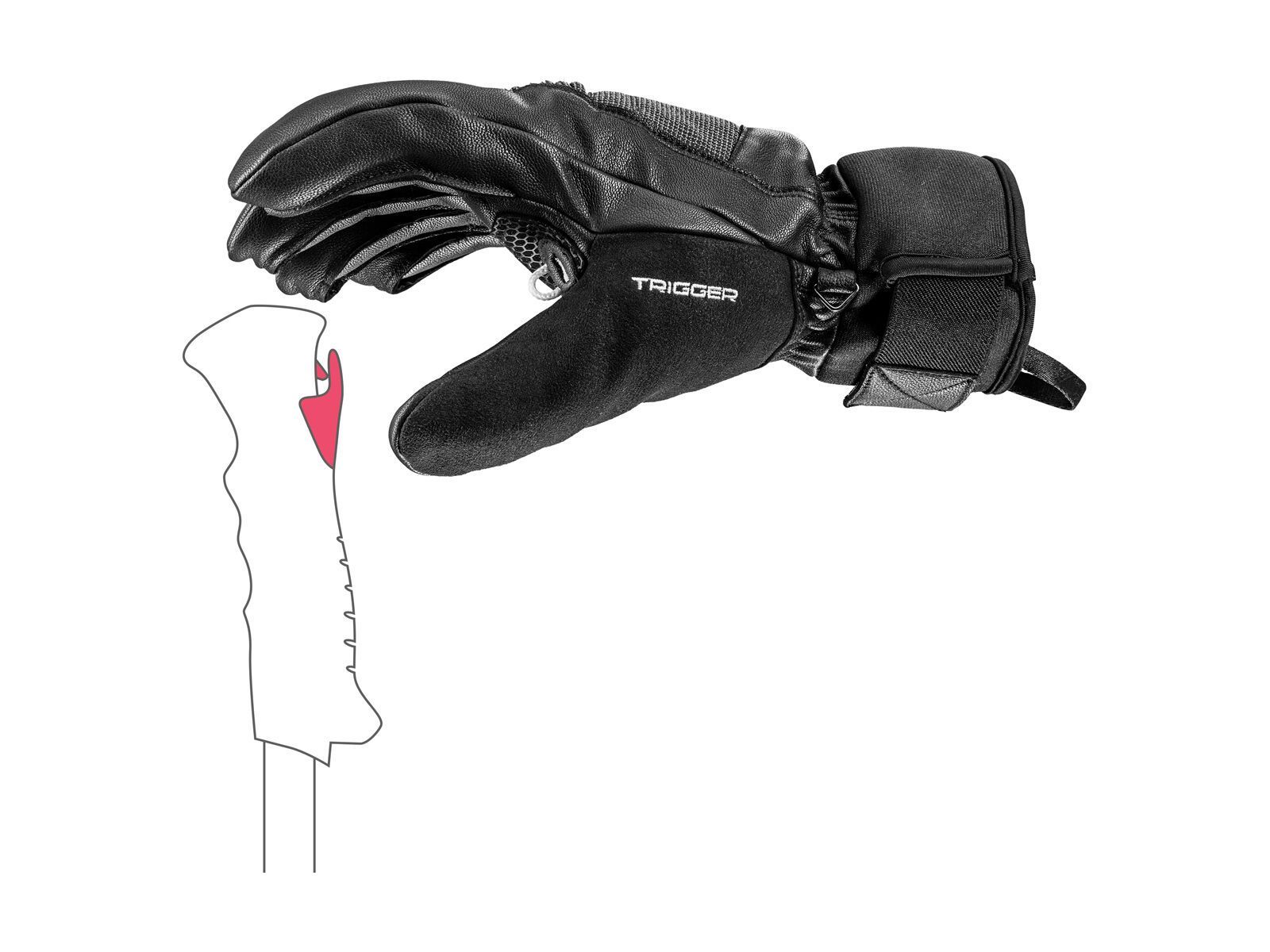 Leki Tyton TR, black - Bild 6