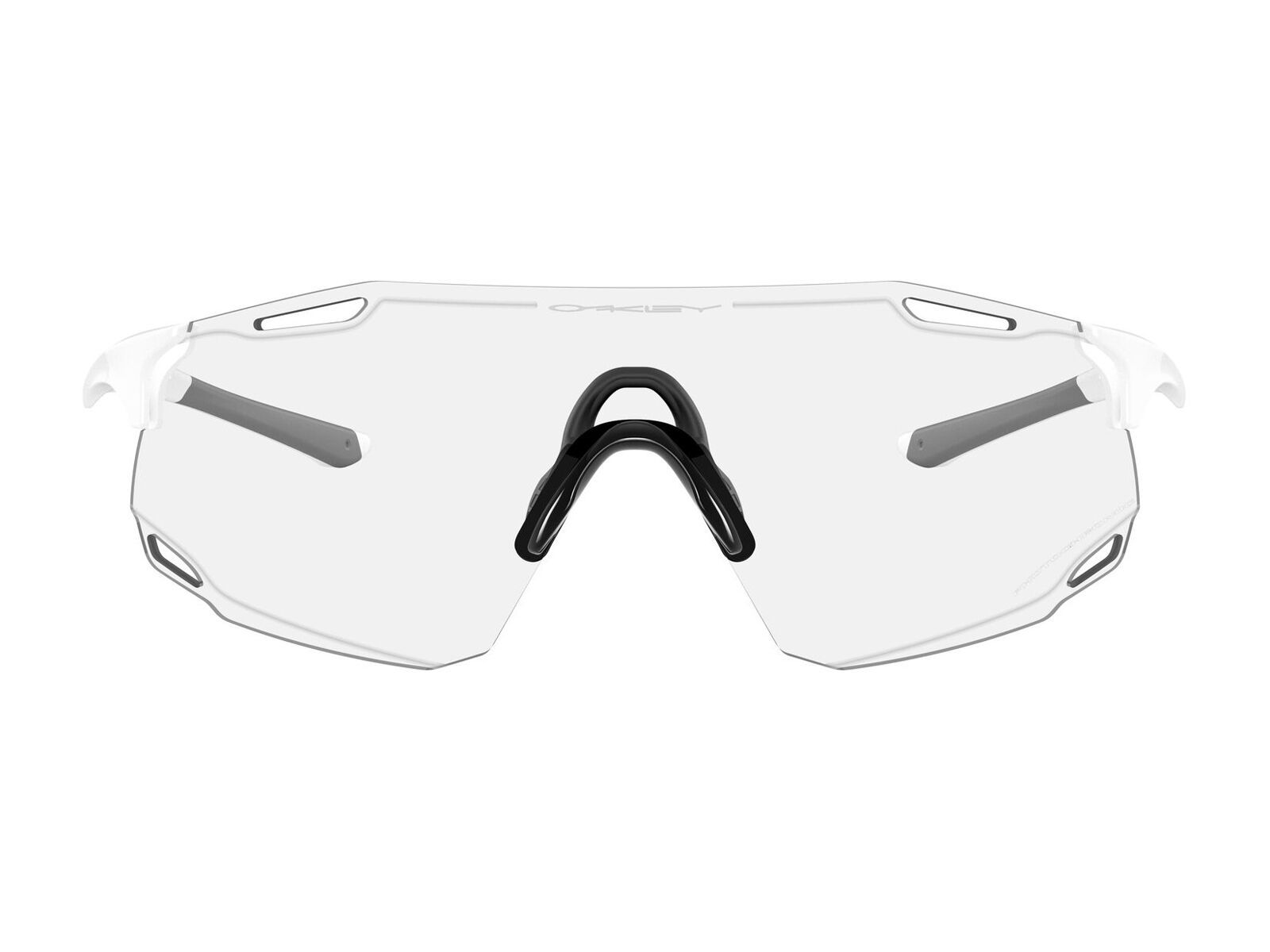 Oakley Cybr Dyno Cyber Collection, Clear To Black Iridium Photochromic  / matte white - Bild 2