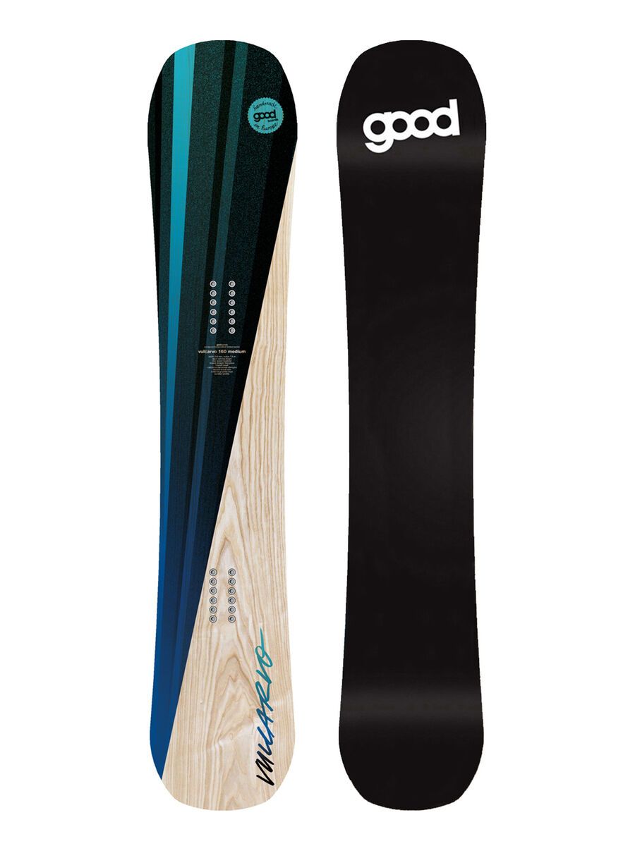 goodboards Vulcarvo Camber Mid-Wide, schwarz - Bild 1