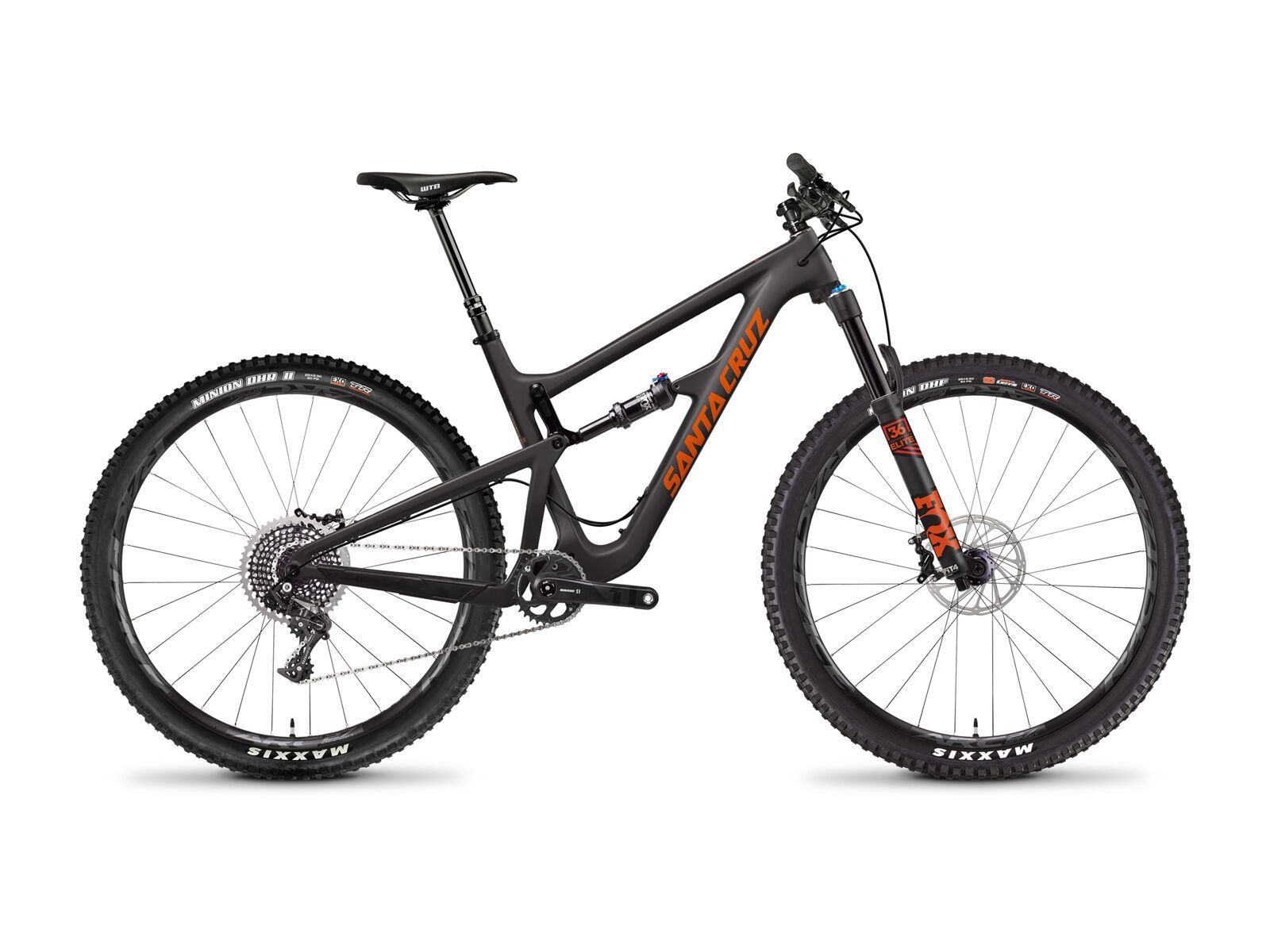 Santa Cruz Hightower CC X01, matte carbon and orange - Bild 1