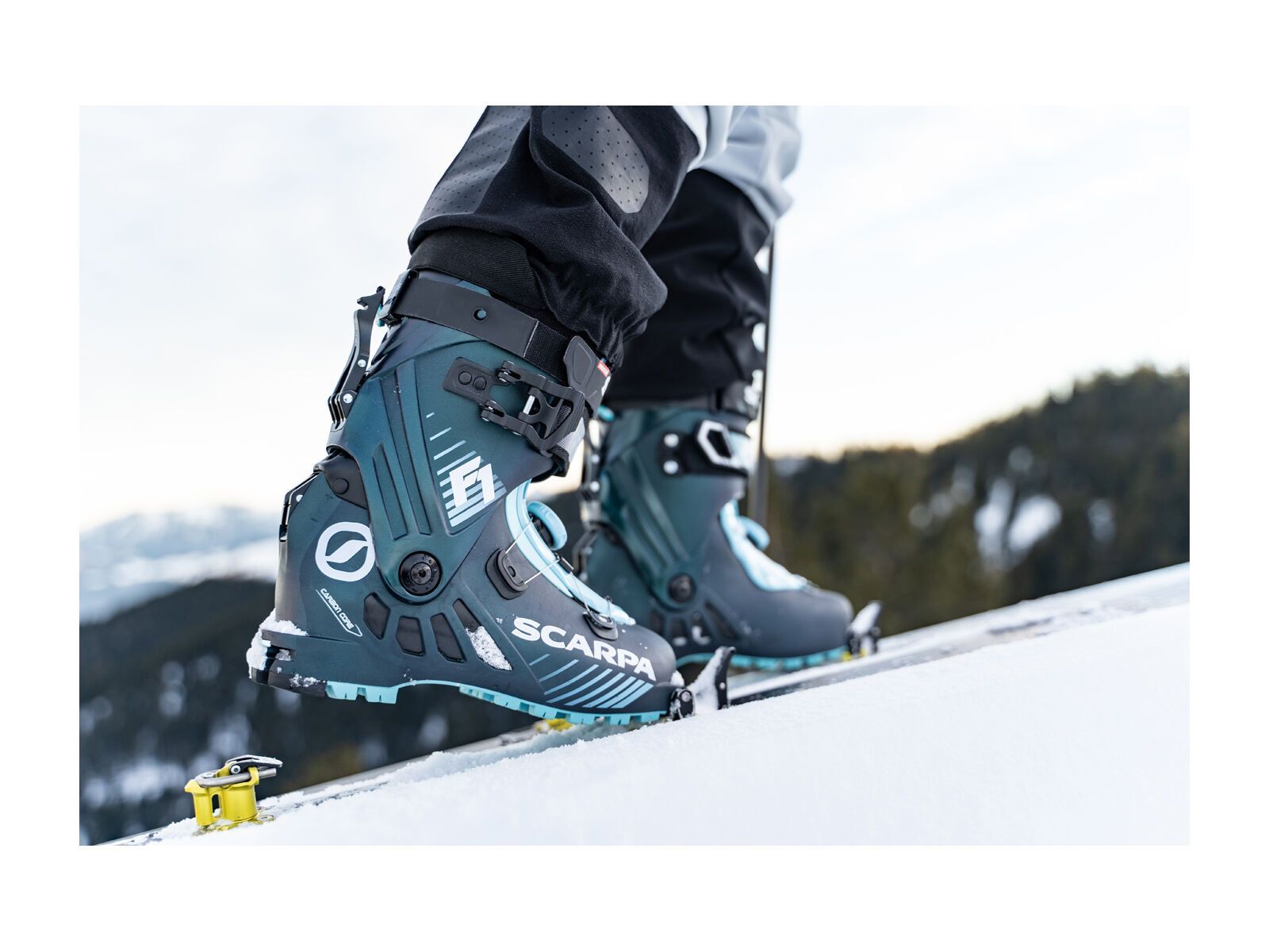 Scarpa F1 Women, anthracite/aqua - Bild 4