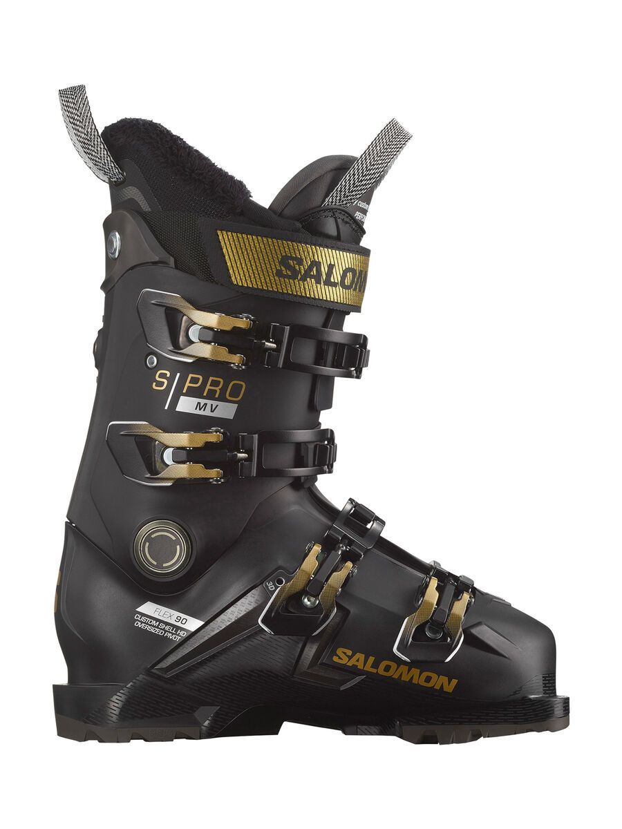 Salomon S/Pro MV 90 W GW, black/gold met./beluga - Bild 1