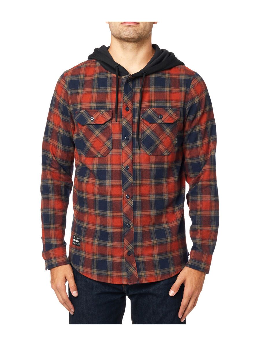 Fox Avalon Hooded Flannel, adobe - Bild 4