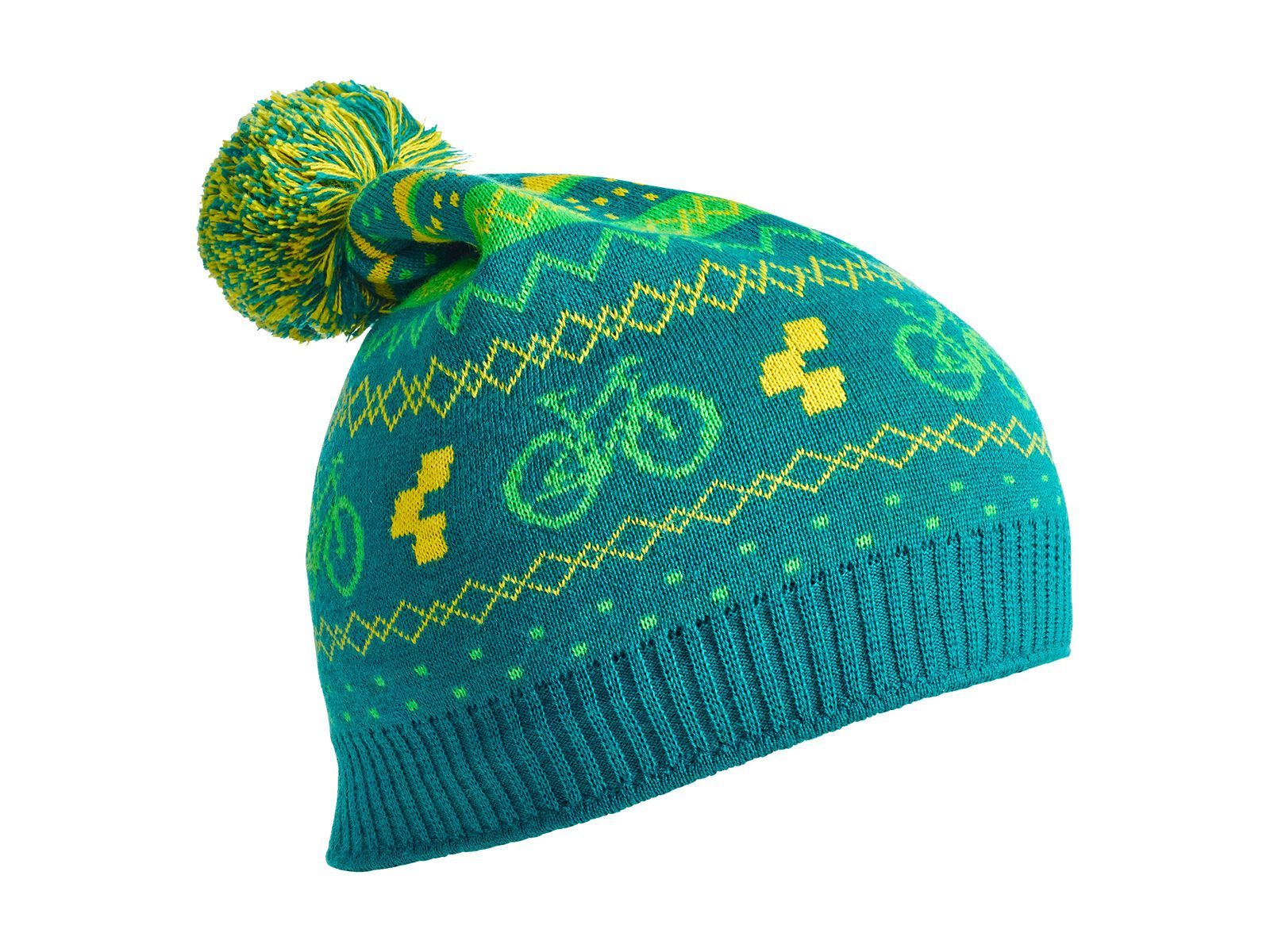 Cube Bommelmütze Norweger, green´n´yellow - Bild 1