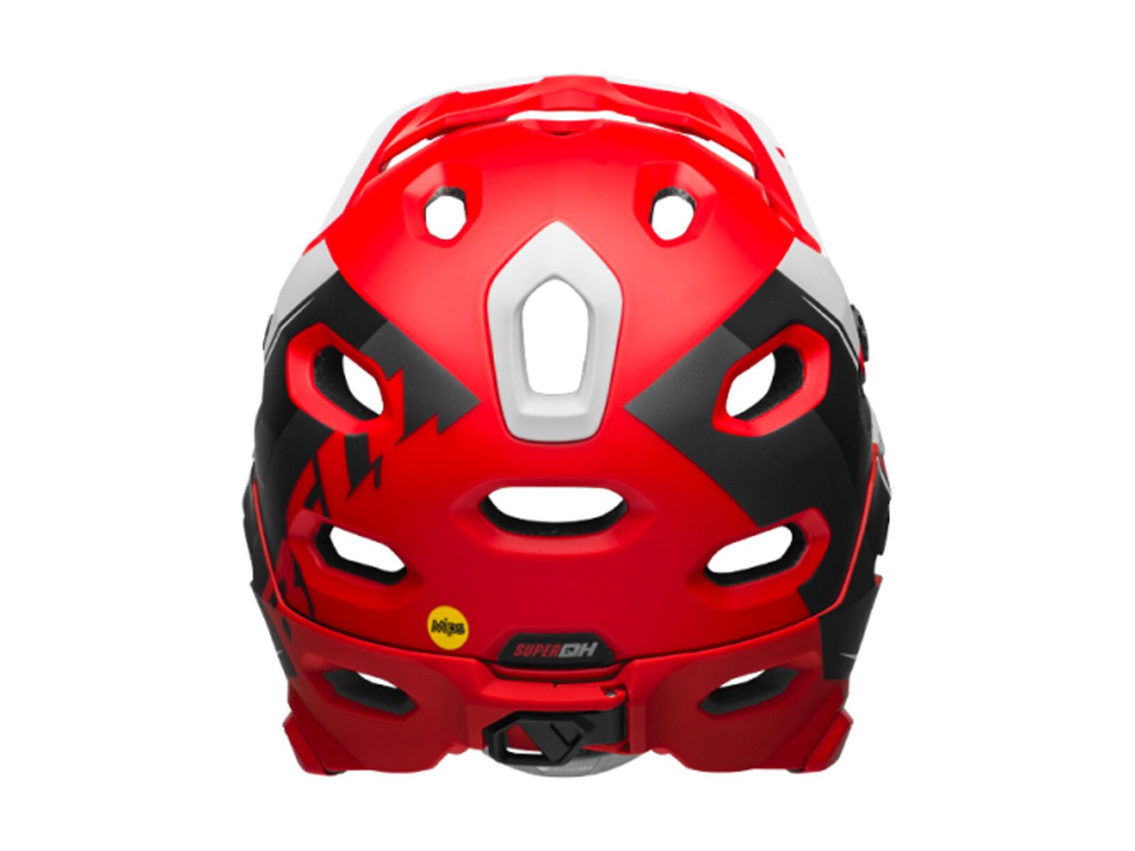 Bell Super DH MIPS, matte red/white/black recourse - Bild 5