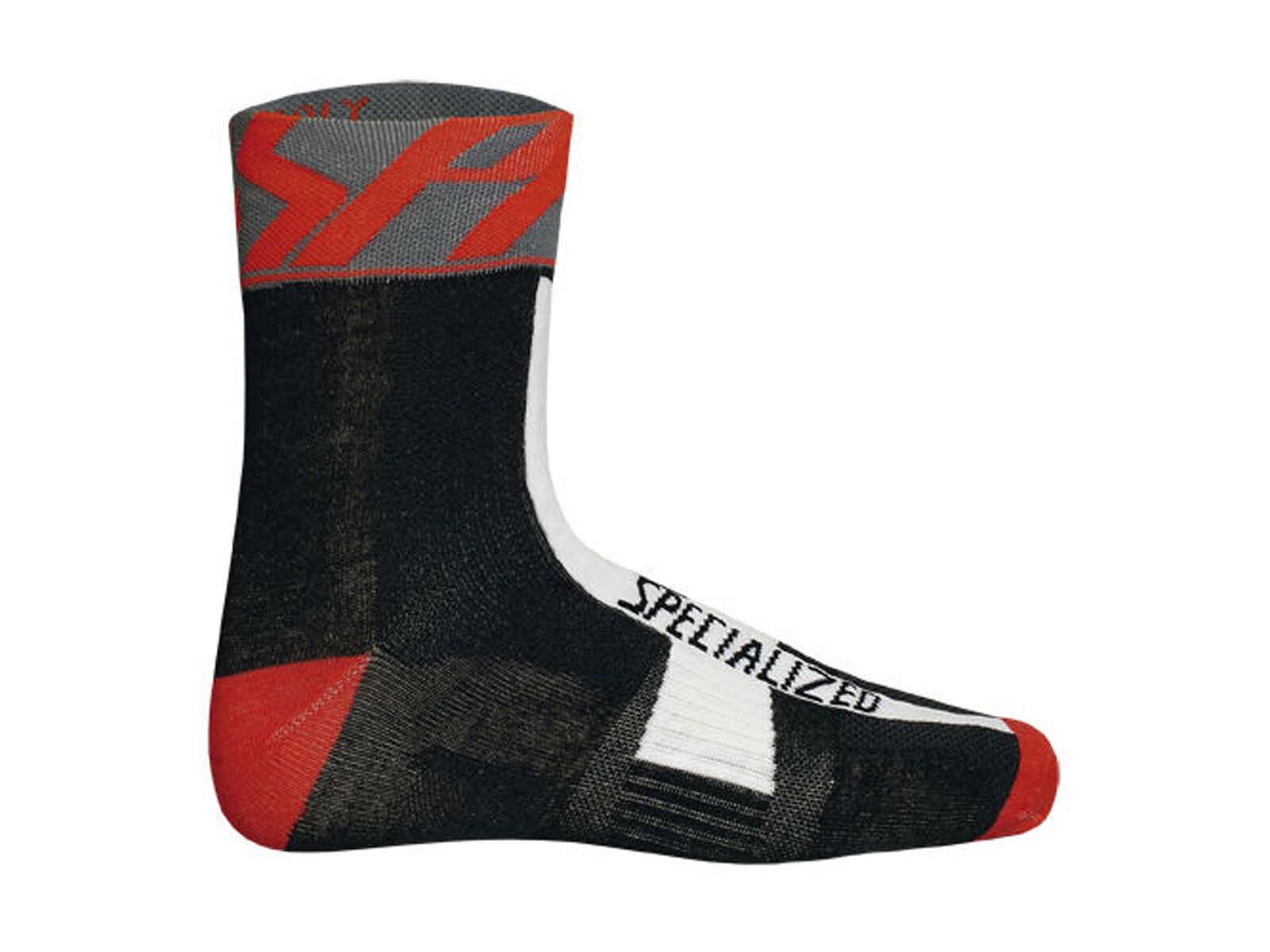 Specialized Pro Racing Sock, Black/Grey/Red - Bild 1