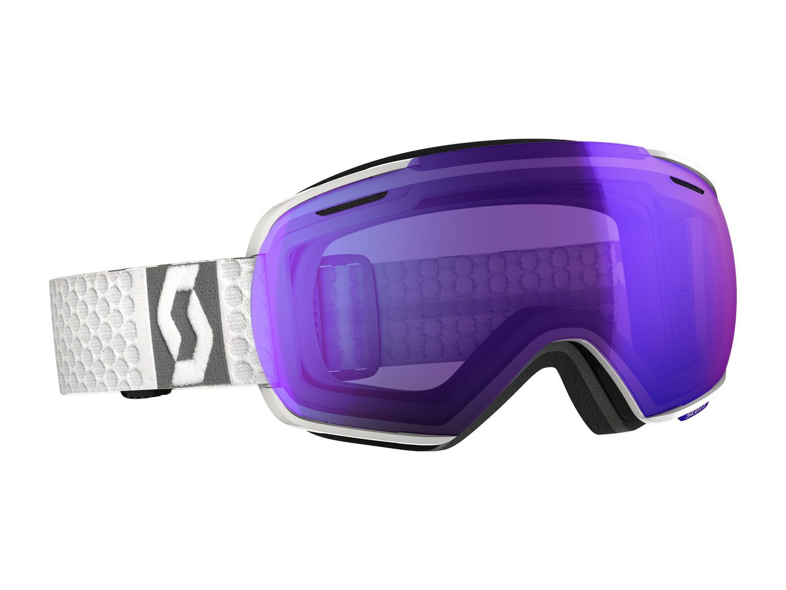 Scott Linx inkl. Wechselscheibe, white/Lens: light sensitive blue chrome - Bild 1